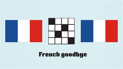 french farewell crossword|french farewell nyt crossword.